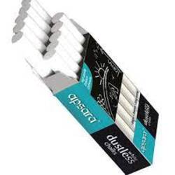 Apsara White Dustless Chalk Set of 10